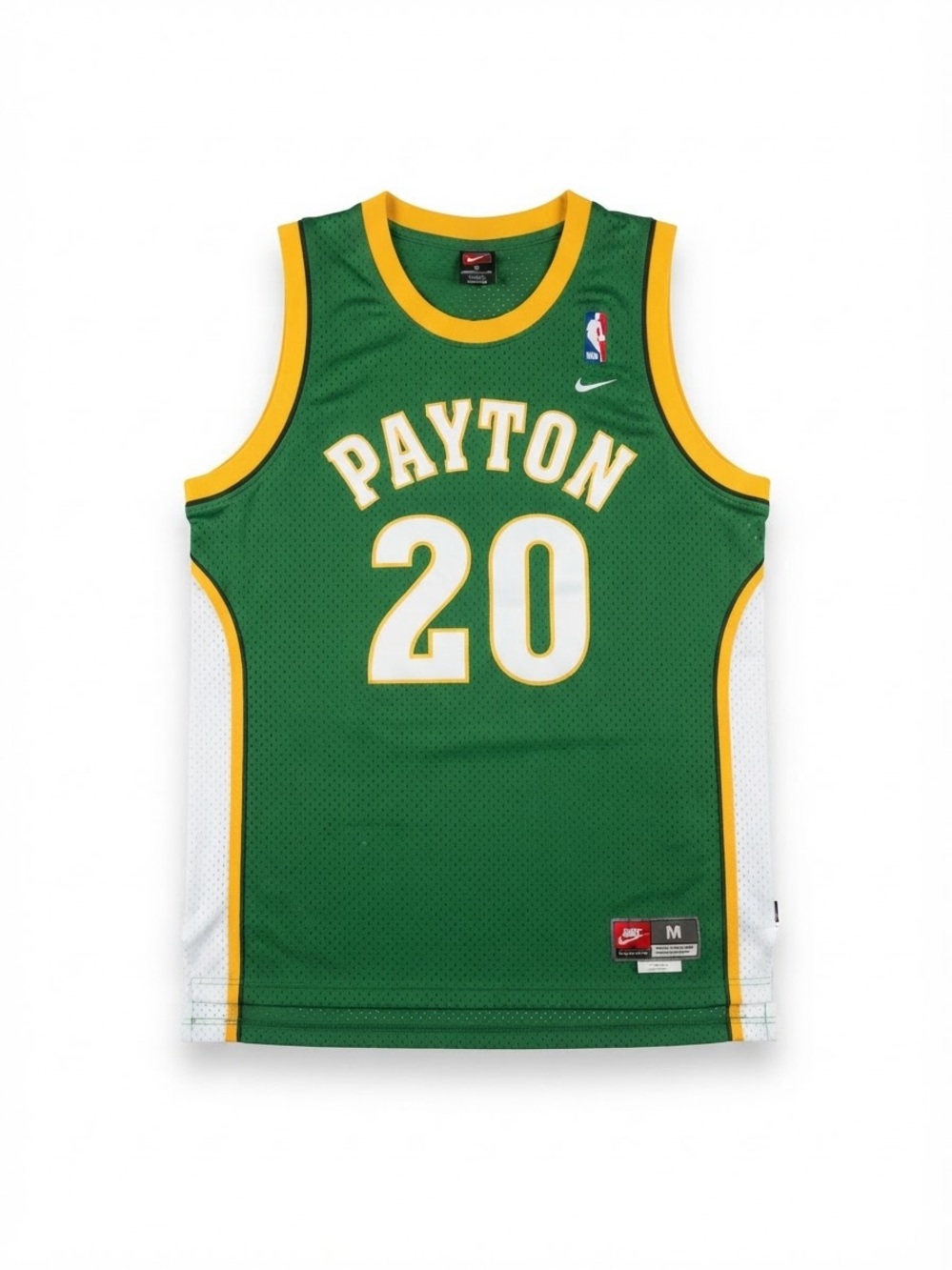 Vintage Nike Seattle SuperSonics Gary Payton 20 NBA Jersey Mens Medium Green 90s